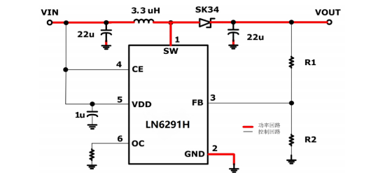 natlinear(南麟)的LN6291H系统框图