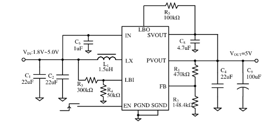 Silergy(矽力杰)的SY7065AQMC系统框图