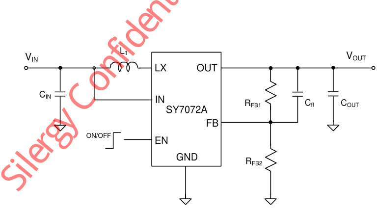 Silergy(矽力杰)的SY7072AABC系统框图