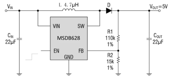 MSKSEMI(美森科)的MSDB628系统框图