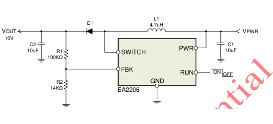 everanalog(申风)的EA2206T5R系统框图