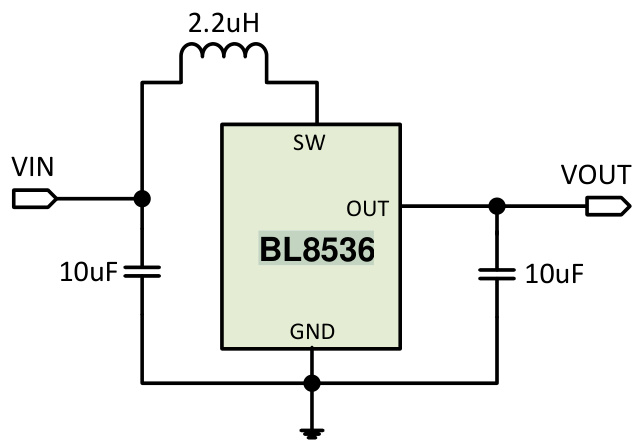BL(上海贝岭)的BL8536CB3TR36系统框图