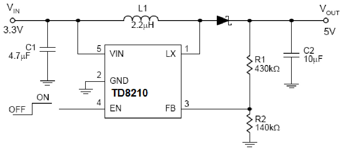 Techcode(泰德)的TD8210系统框图