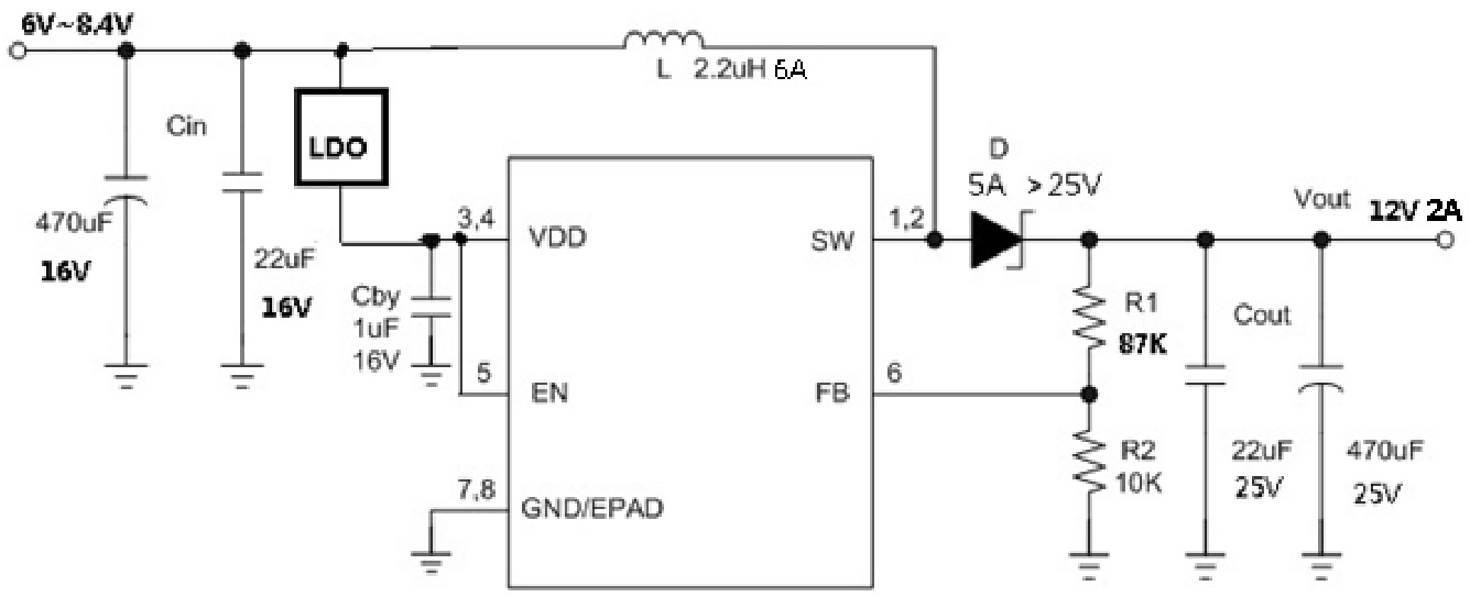 xysemi(赛芯微)的XR2682系统框图