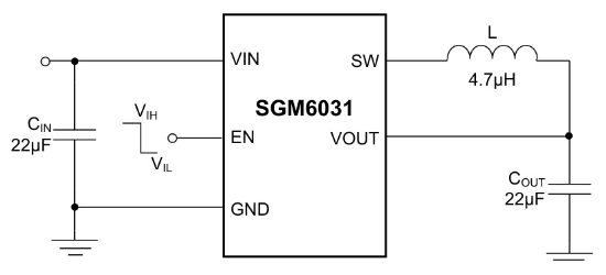 SGMICRO(圣邦微)的SGM6032-2.8YG/TR系统框图