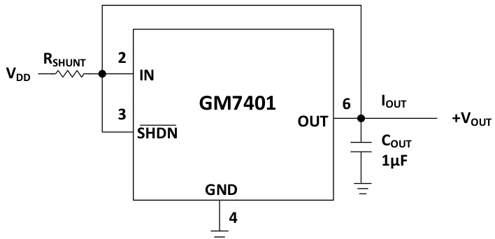 GONGMOSEMI(共模半导体)的GM7401ARZ-3.3-R7系统框图