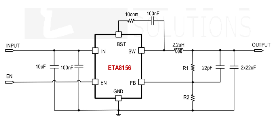 ETA(钰泰)的ETA8156FT2G系统框图