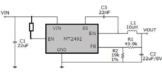 西安航天民芯的MT2492系统框图