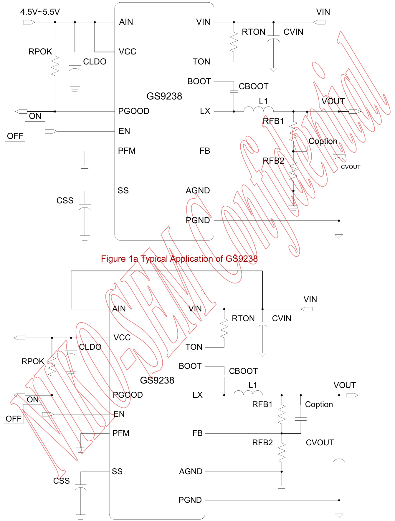 GSTEK(登丰微)的GS9238TQ-R系统框图