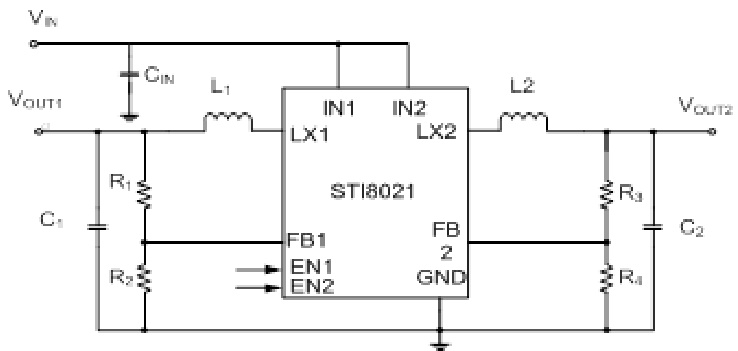 TMI(拓尔微)的STI8021系统框图
