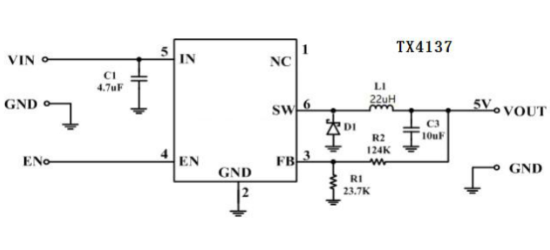 XDS(芯鼎盛)的TX4137系统框图