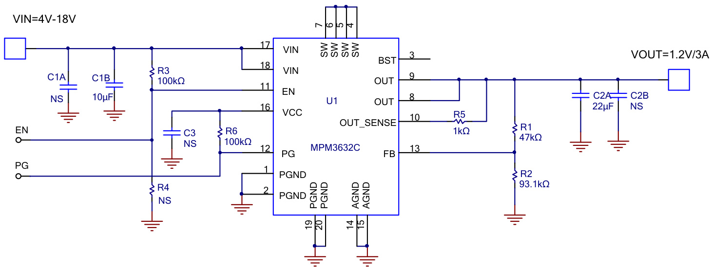 MPS(芯源)的MPM3632CGQV-Z系统框图