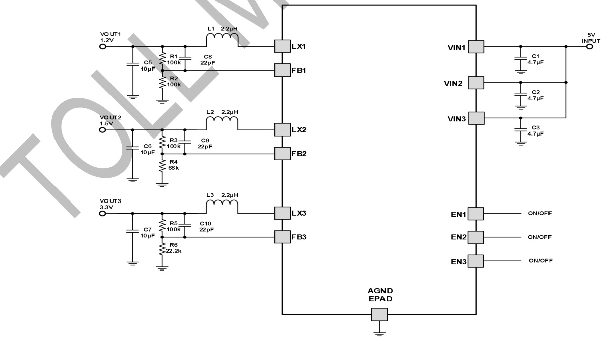 TMI(拓尔微)的TMI7003C系统框图