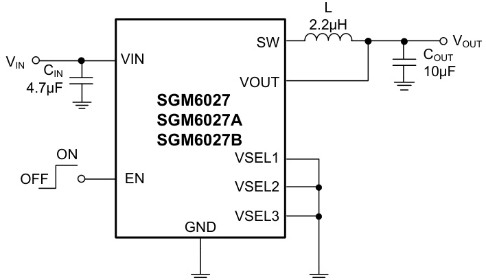 SGMICRO(圣邦微)的SGM6027BYG/TR系统框图