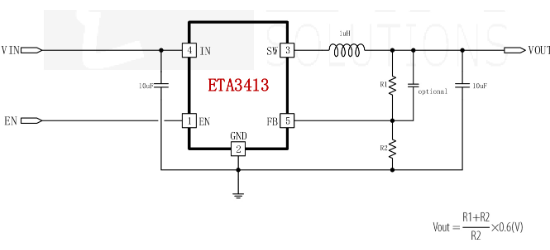 ETA(钰泰)的ETA3413S2F系统框图