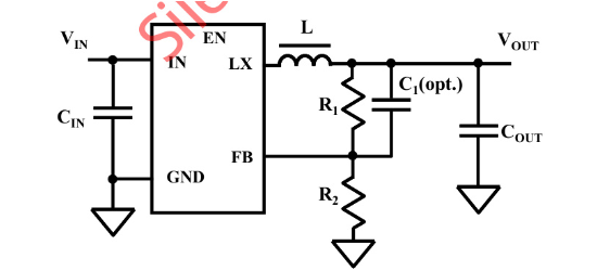 Silergy(矽力杰)的SY8008BAAC系统框图