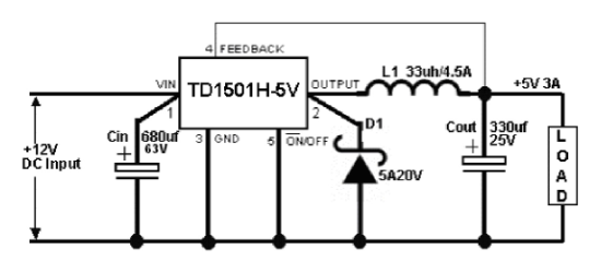 Techcode(泰德)的TD1501HS50 R系统框图
