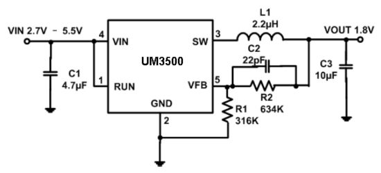 Union(英联)的UM3500系统框图