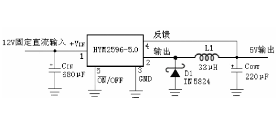 HAOYU(昊昱)的HYM2596S-ADJ系统框图