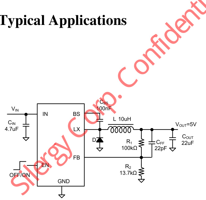 Silergy(矽力杰)的SY8291ABC系统框图