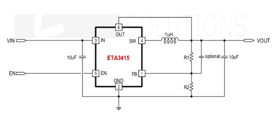 ETA(钰泰)的ETA3415S6G系统框图
