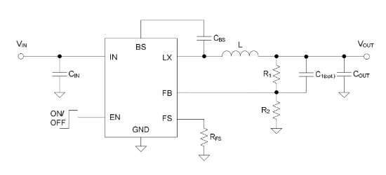 Silergy(矽力杰)的SY8303AIC系统框图