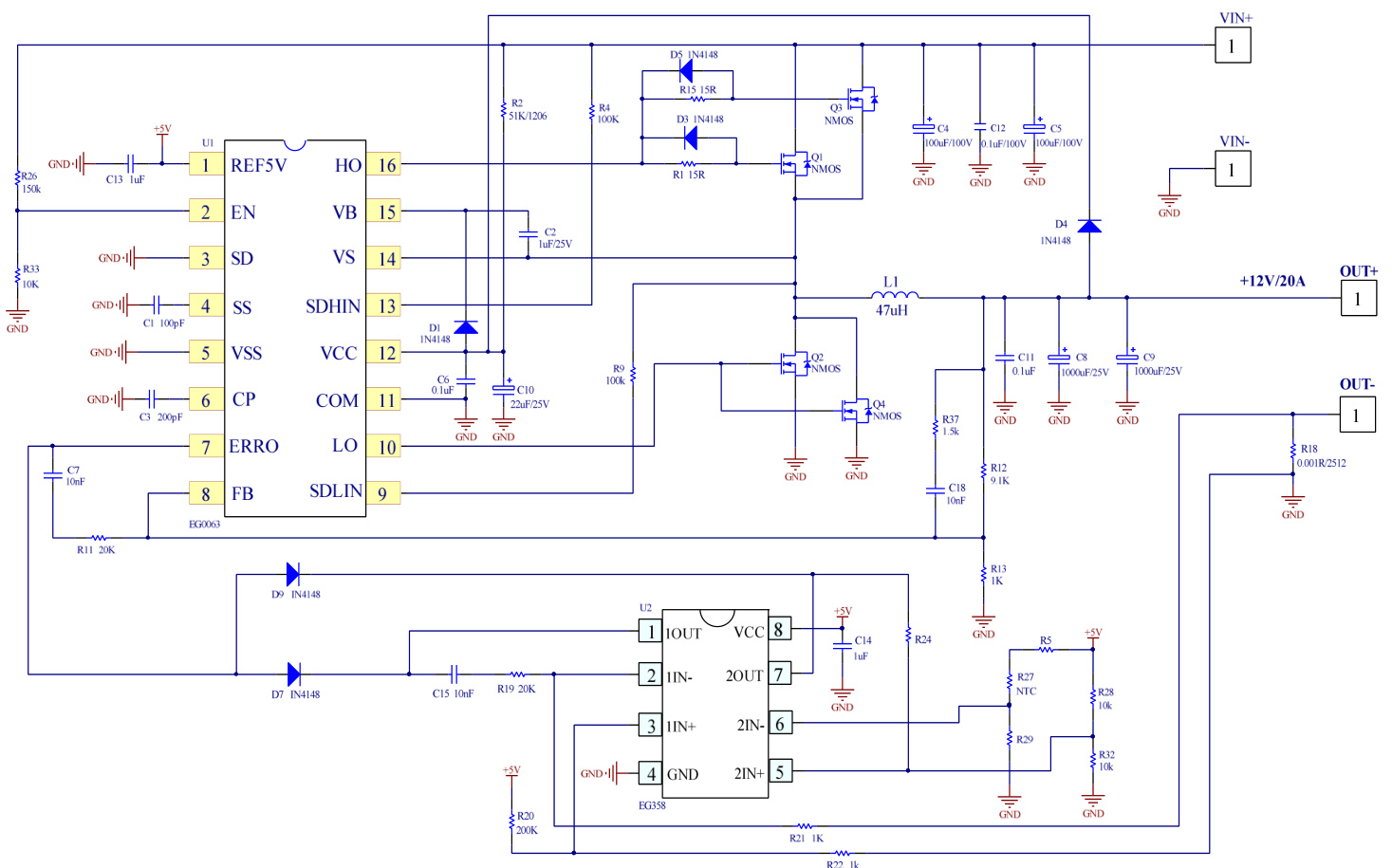 EG(屹晶微)的EG1163系统框图