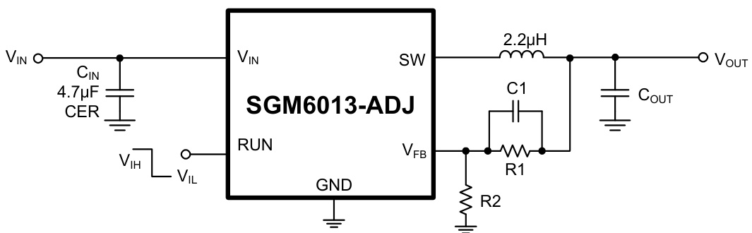 SGMICRO(圣邦微)的SGM6013-3.3YTN5G/TR系统框图