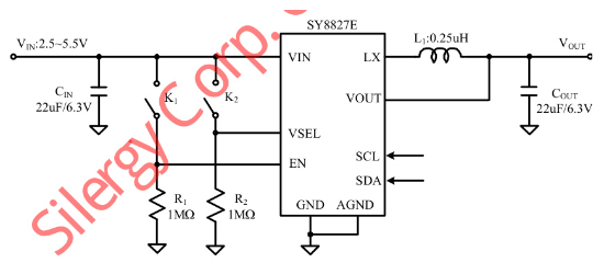 Silergy(矽力杰)的SY8827EPKC系统框图
