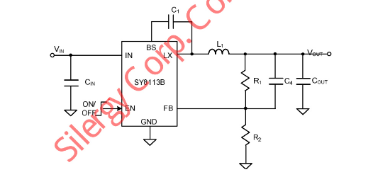 Silergy(矽力杰)的SY8113BADC系统框图