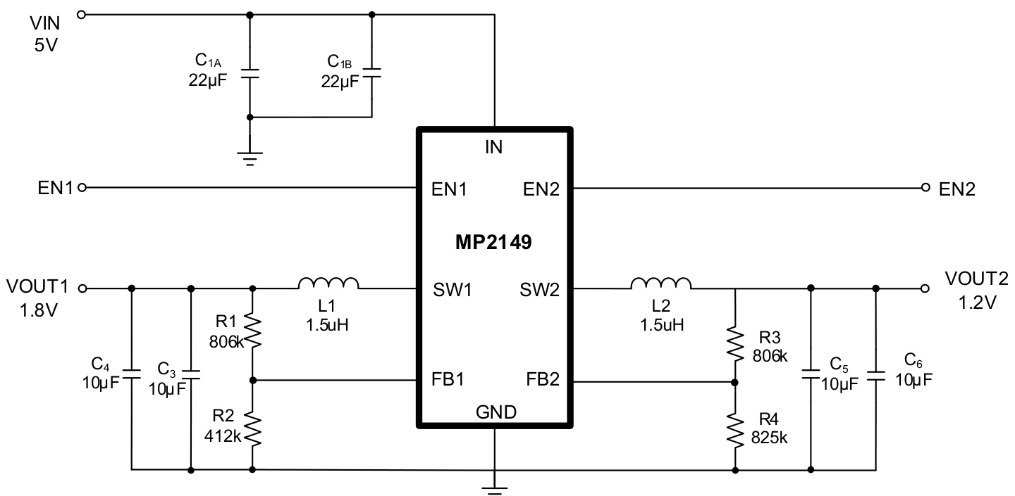 MPS(芯源)的MP2149GJ-Z系统框图