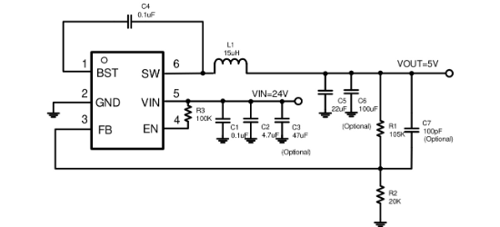 Tokmas(托克马斯)的SGM61410XN6G(TOKMAS)系统框图