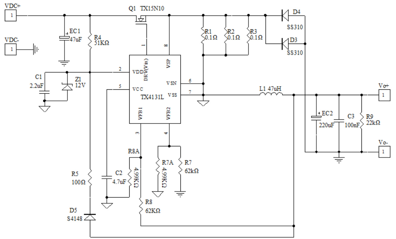 XDS(芯鼎盛)的TX4131L系统框图