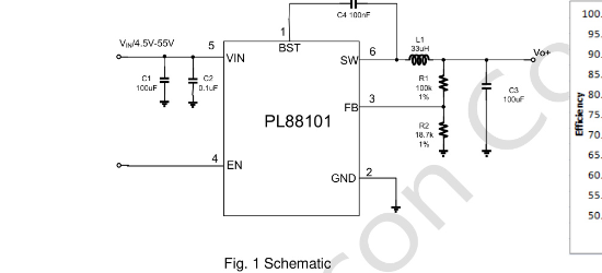 POWLICON(宝砾微)的PL88101ISO06系统框图