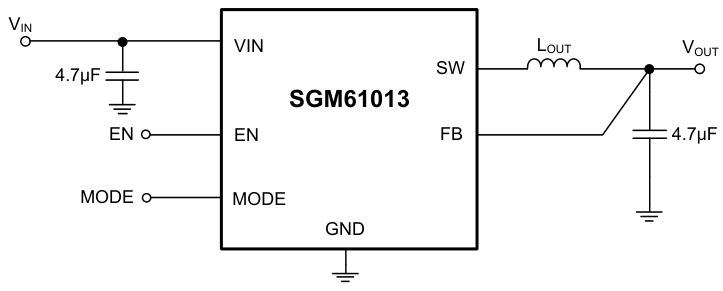 SGMICRO(圣邦微)的SGM61013B-1.2YG/TR系统框图