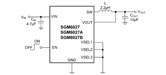 SGMICRO(圣邦微)的SGM6027BYG/TR系统框图