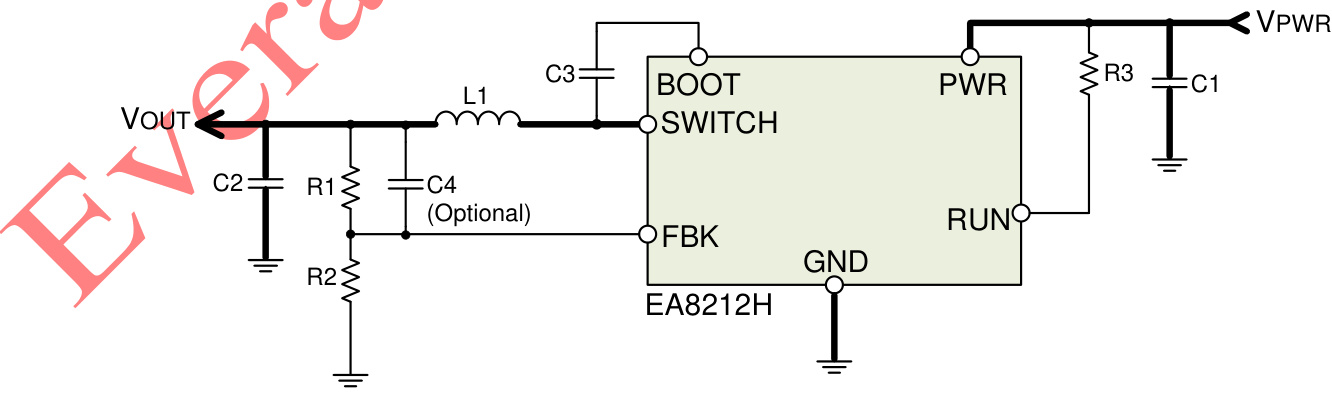 everanalog(申风)的EA8212HT6R系统框图