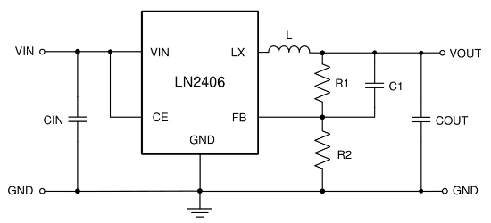 natlinear(南麟)的LN240600FMR-G系统框图
