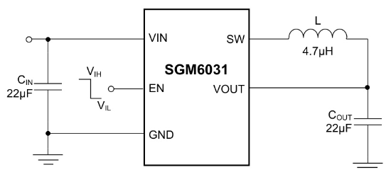 SGMICRO(圣邦微)的SGM6032-2.5YTDI6G/TR系统框图