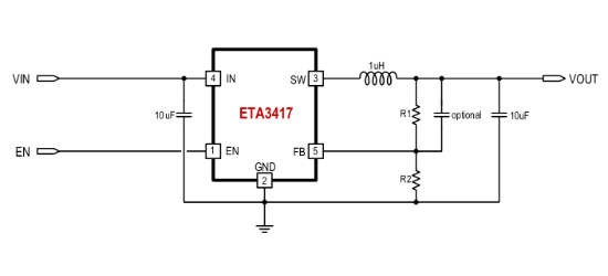 ETA(钰泰)的ETA3417S2F系统框图