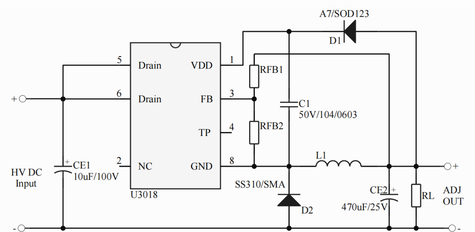 UNI-SEMIC(宇力半导体)的U3018系统框图
