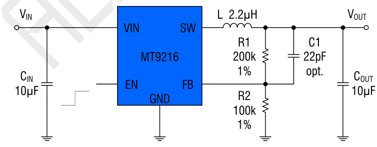 西安航天民芯的MT9216系统框图