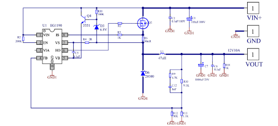 EG(屹晶微)的EG1190系统框图