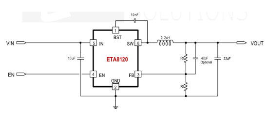 ETA(钰泰)的ETA8120S2G系统框图