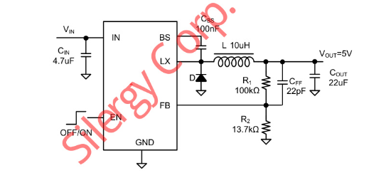 Silergy(矽力杰)的SY8291ABC系统框图