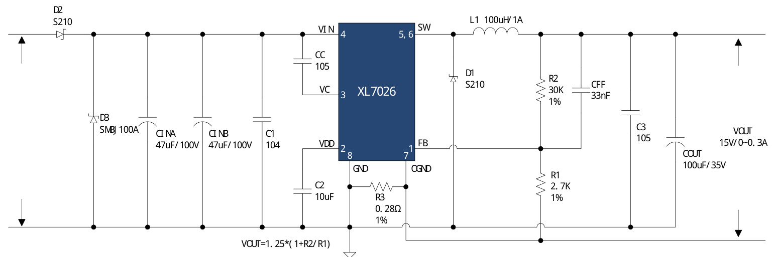 XLSEMI(芯龙)的XL7026E1系统框图