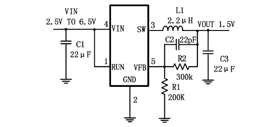 chipown(芯朋微电子)的APS2415TBER-ADJ系统框图
