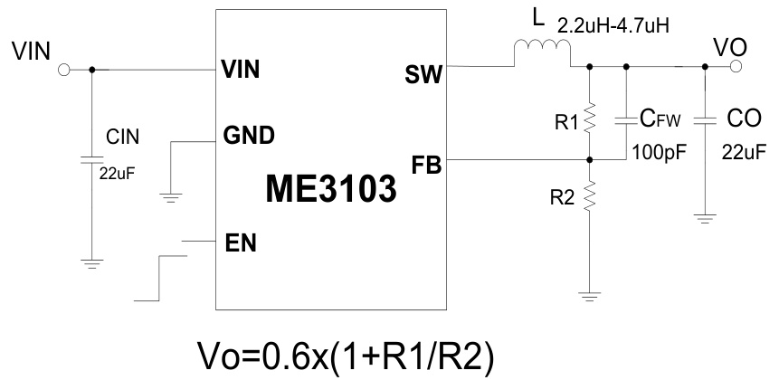 MICRONE(南京微盟)的ME3103AM5G系统框图