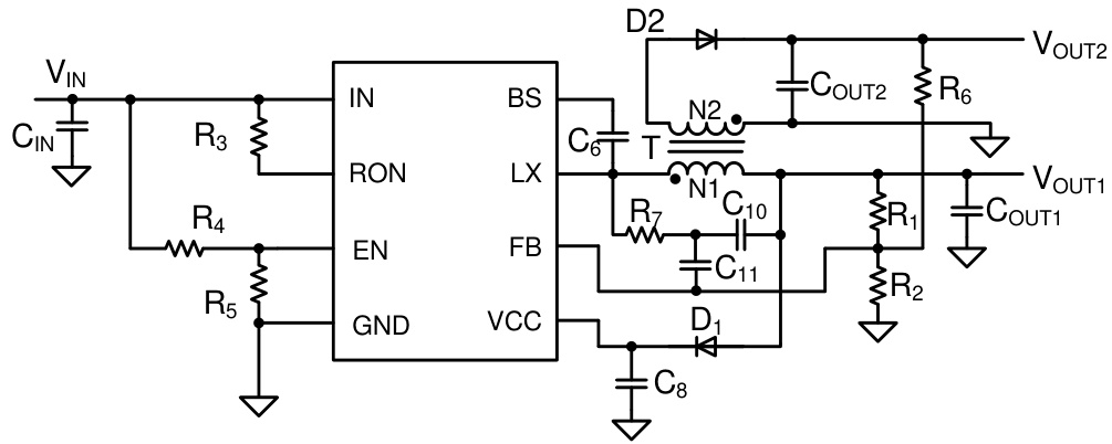 Silergy(矽力杰)的SQ27000SXC系统框图