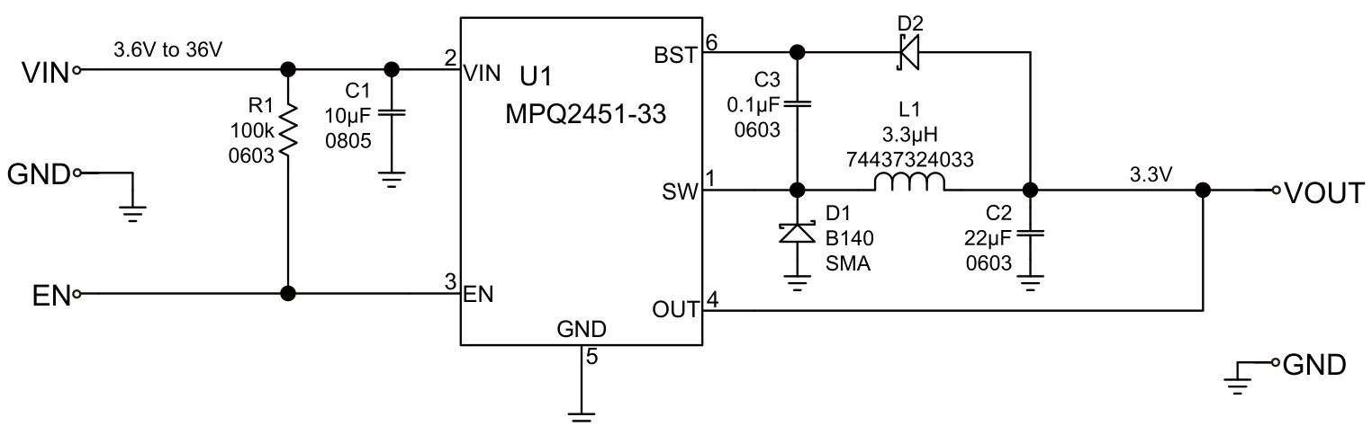 MPS(芯源)的MPQ2451DJ-AEC1-LF-Z系统框图